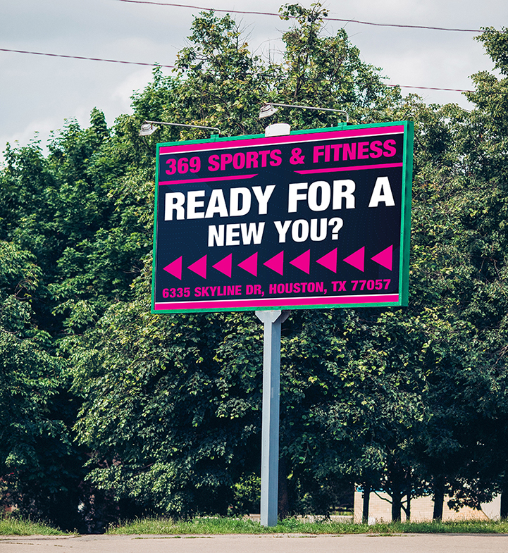 Blank billboard and outdoor advertising